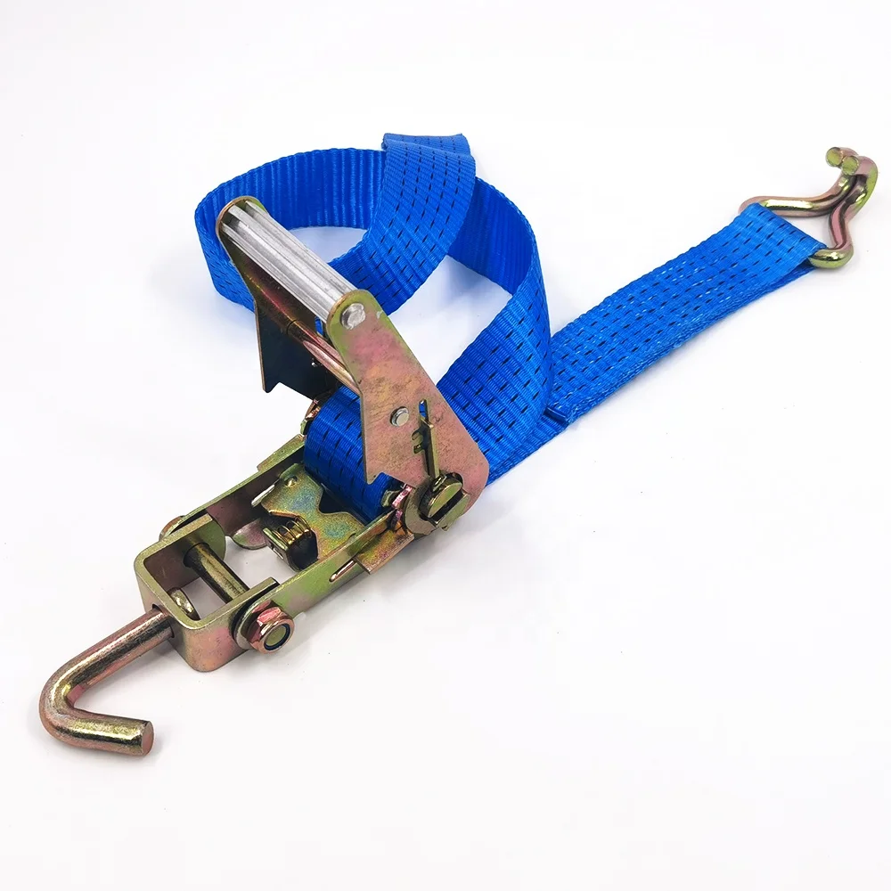 Manufacturer supply 2Inch Ratchet Tie Down Tow Strap 4pcs Car Towing strap