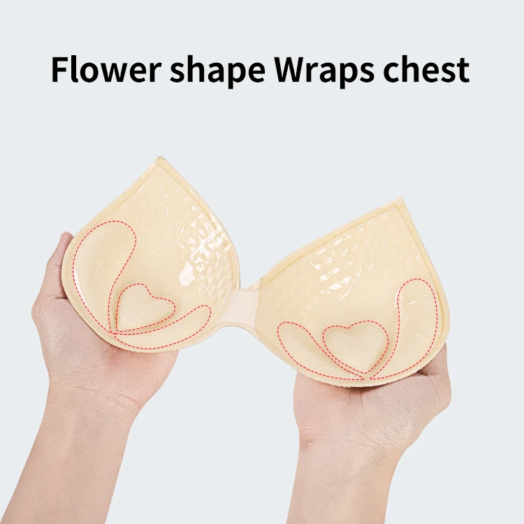 2023 New invisible silicone cloth self adhesive bra for backless wedding dress invisible bra
