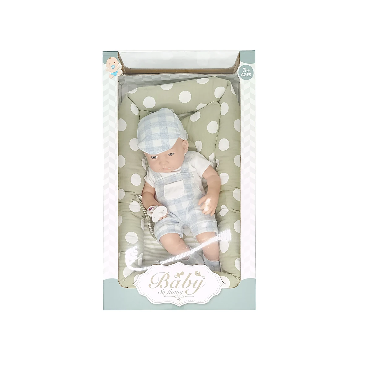 
Talking accompany sleep doll simulation baby soft rubber soothing girl child toy 