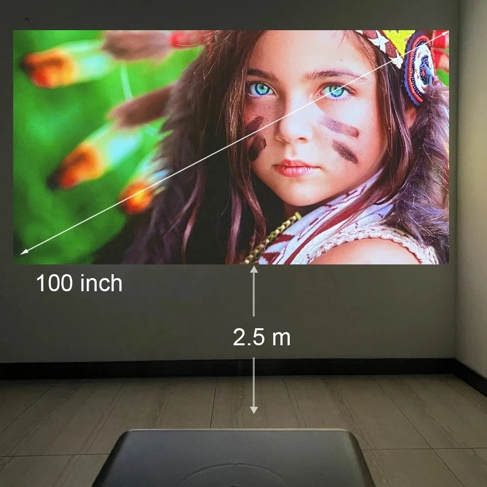 Hot Selling Changhong C300 800 ANSI Lumens Mini Projector 4K Portable Hologram Laser Phone DLP Android Projectors