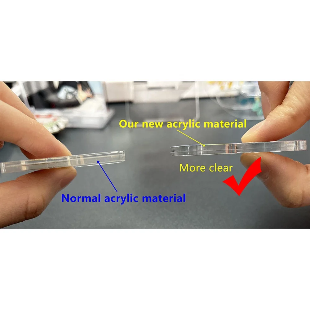 Custom Printed Acrylic Keychain Make Own Clear Epoxy Resin Acrylic Keychain Charms