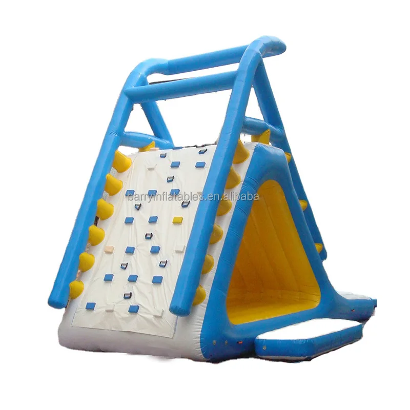 Outdoor lake adult water slides inflatable aqua slide pool large inflatable floating water slide