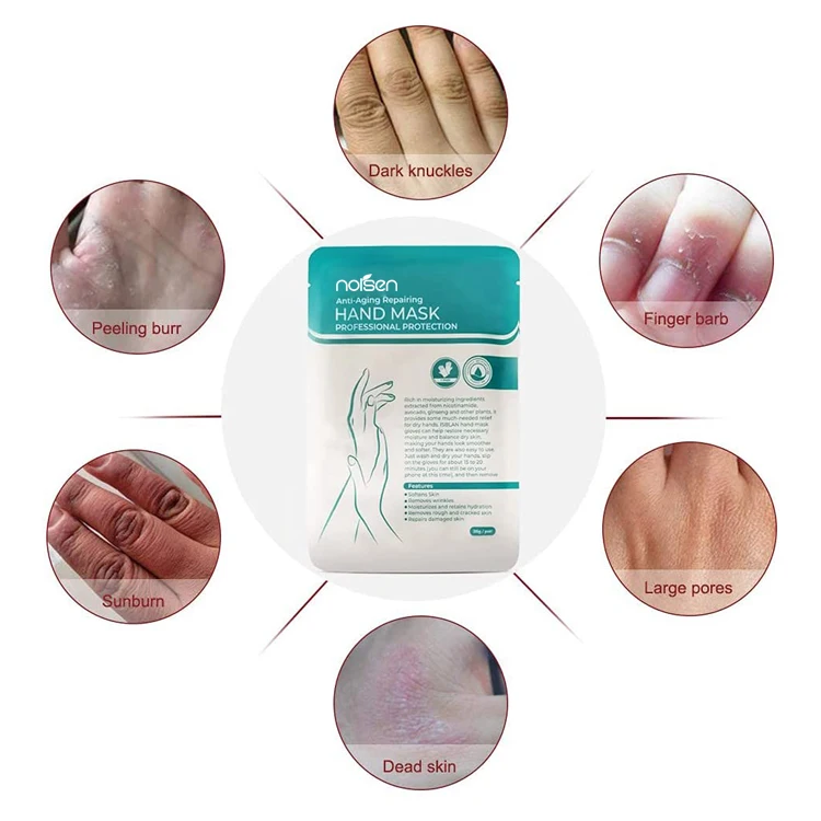 Private Label 100% Pure  Natural Organic Whitening Moisturizing Hand Nourished  Mask