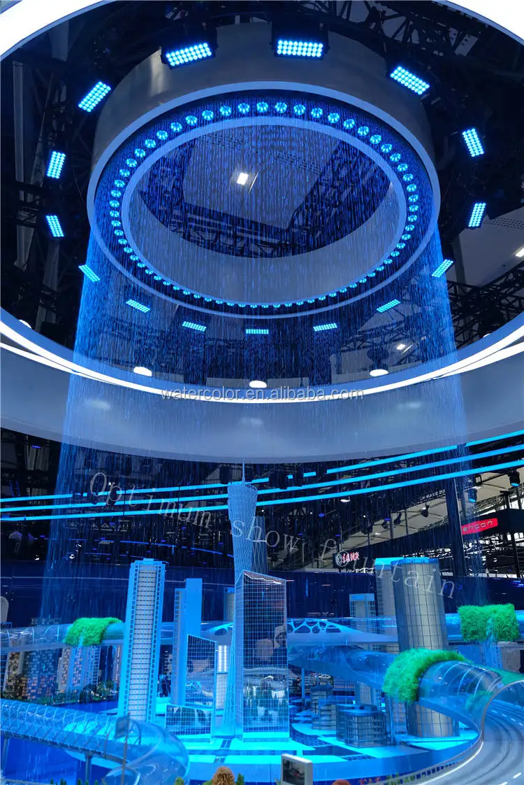 Different Patterns and Handwriting Digital Water Curtain Water Fountain for Indoor Outdoor