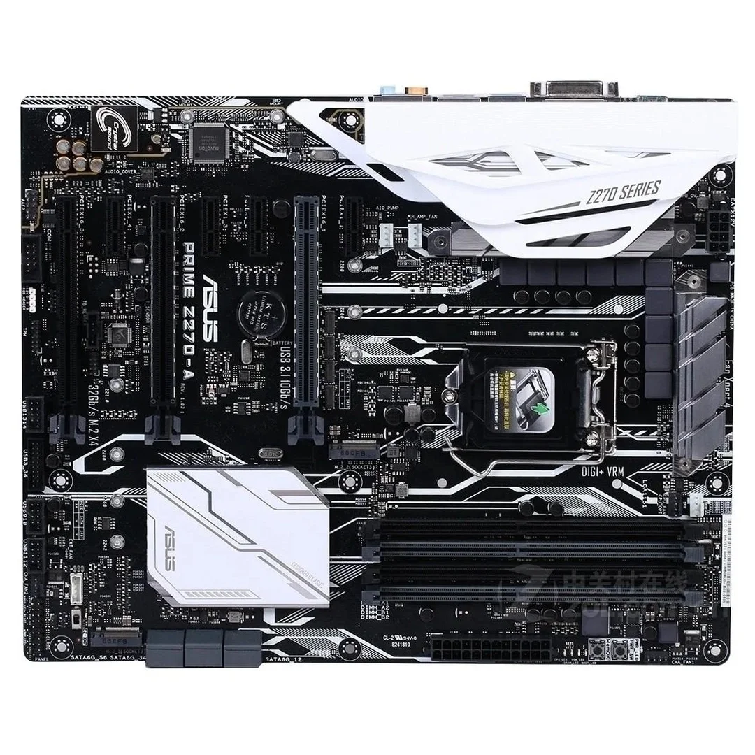 Used,ASUS PRIME Z270-A motherboard LGA 1151 DDR4 USB3.1 64GB Z270 desktop motherboard
