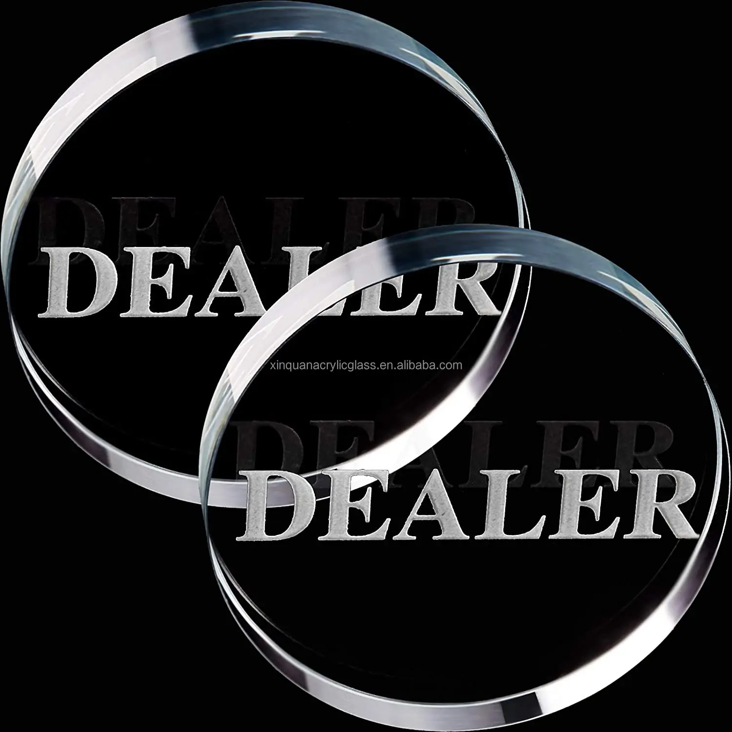 Customized OEM/ODM Transparent Round Custom Acrylic Poker Dealer Button,Poker Set Chips, Acrylic Button Poker All In Chips