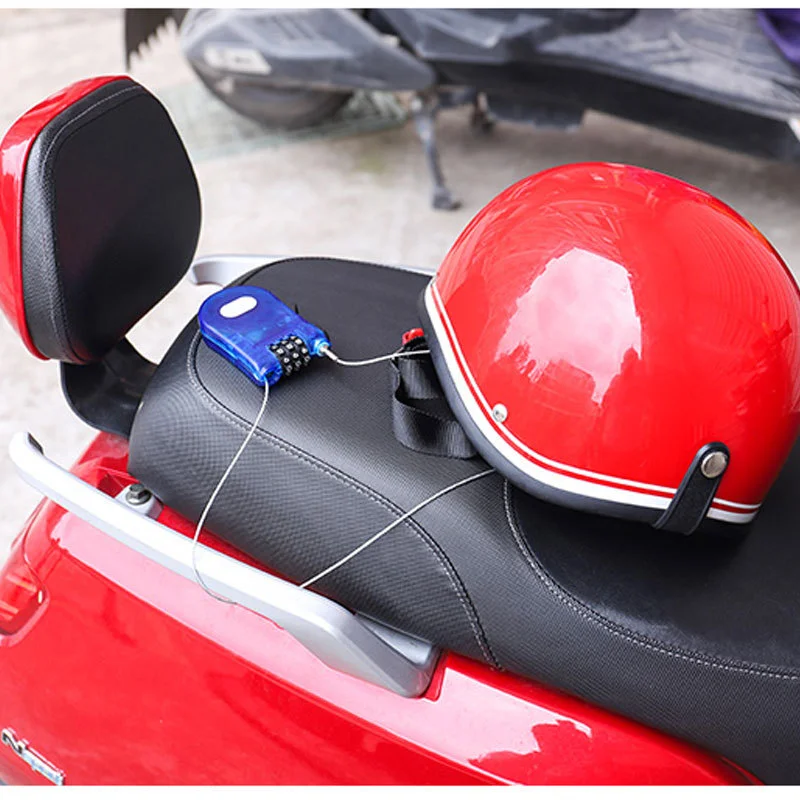 Portable Bike Steel Wire Lock Bicycle 3 Digit Combination Hot Sell Bike Lock