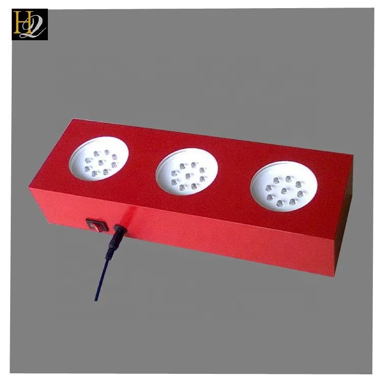 2020 fashion luxury customize counter top led Illuminate 3 bottles acrylic display with logo light up on front