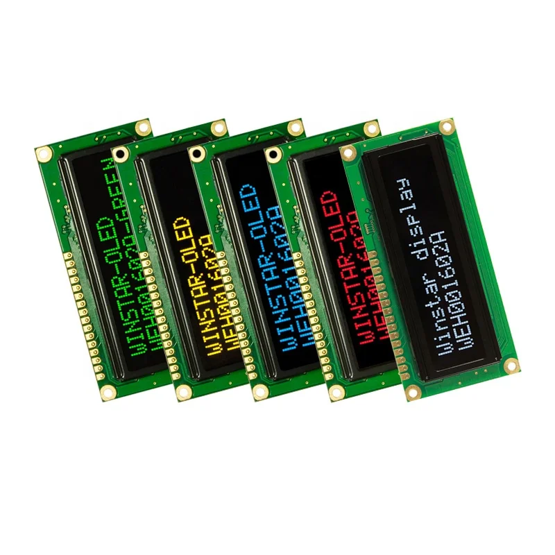 OLED Display 1602 1602 Character Parallel LCD Module LCM Screen Build-in WS0010 Serial SPI West European Scandinavian European