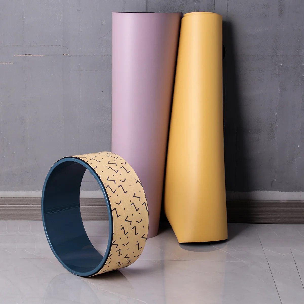 Promotional Eco-friendly Nbr Pvc Recycled Custom Printing Thick 6mm Natural Rubber PU Yoga Mat With Logo