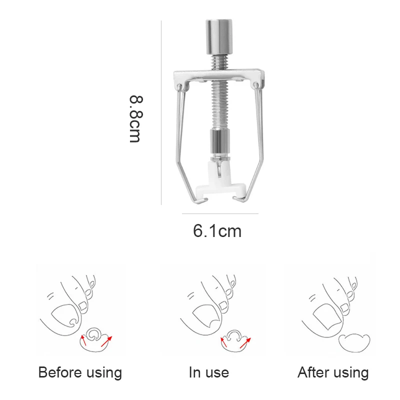 New Podologia Ingrown Toenail Corrector Manicure Pedicure Nail Correction Tool Set Stainless Steel Podiatry Tools