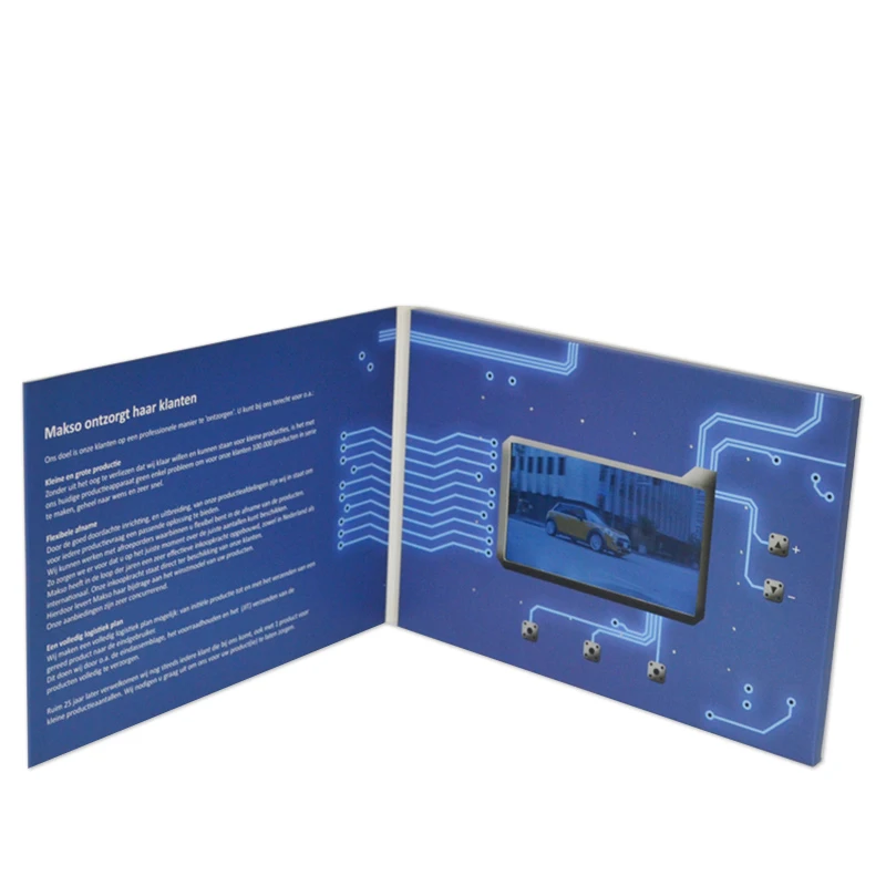 Price hot sexy 4.3 inch TFT color screen business video card High quality beautiful design video card