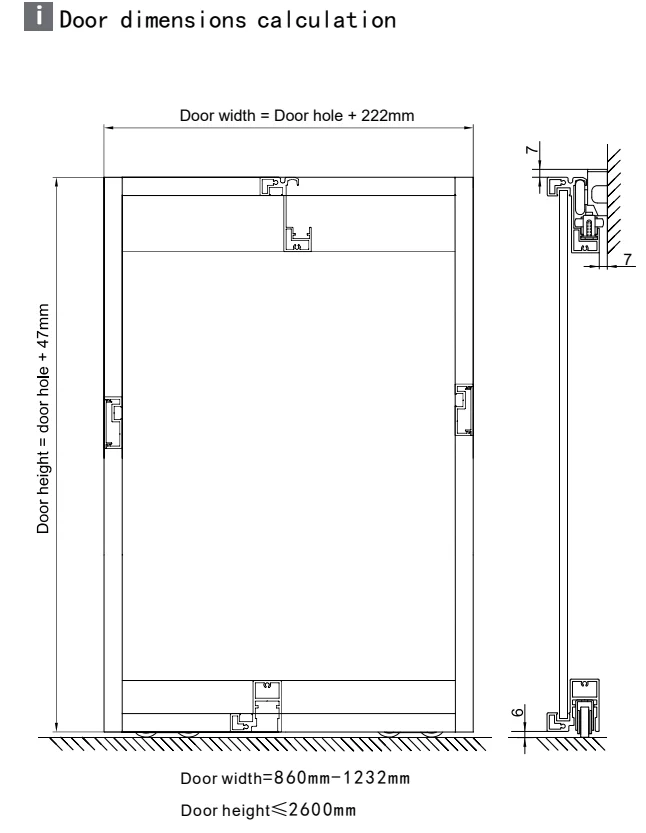 Customization modern latest interior room large wood sliding hidden pockets doors system door max door weight 60kg