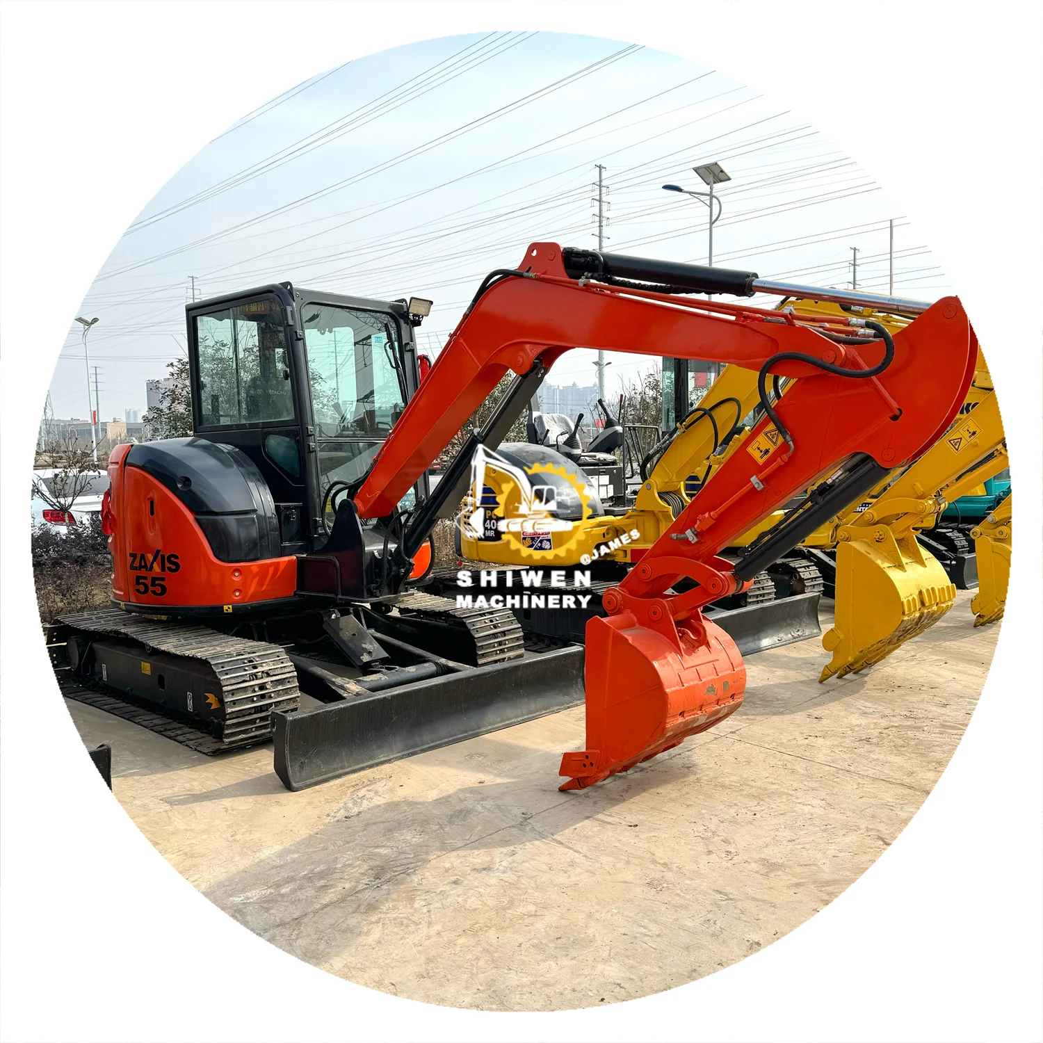 Hitachi used Excavator ZX55 Good condition Japan Original Low Price hydraulic crawler Used Excavator ZX 55 60 70 80 For Sale