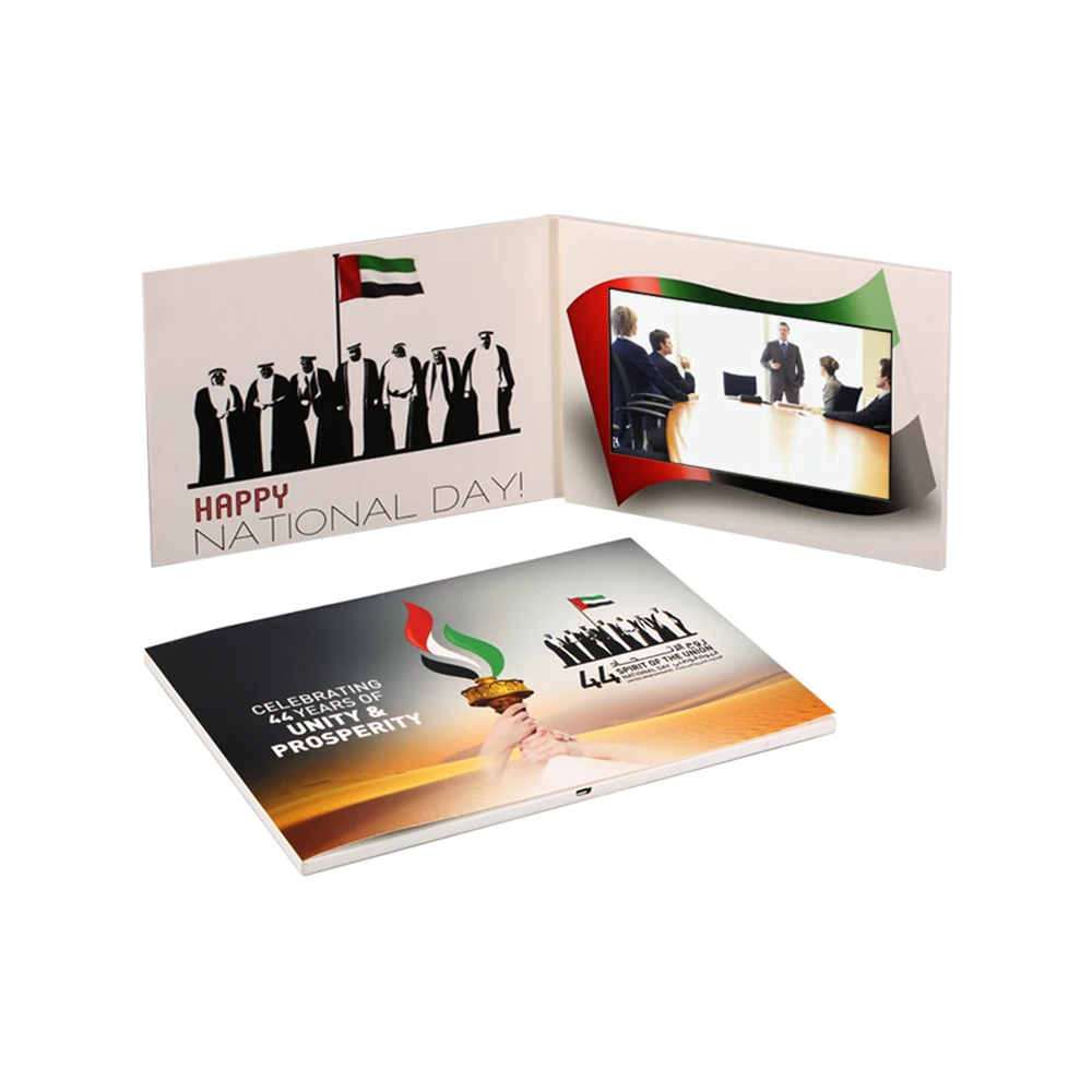 10 inch Handmade Hard Cover Wedding Invitation Cards for Greeting