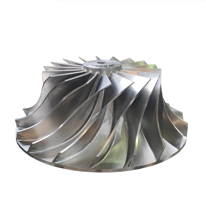 Compressor impeller machining titanium alloy impeller