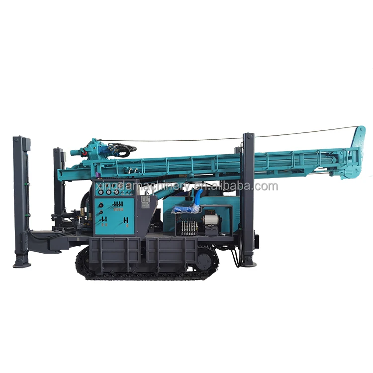 Factory Sales 280m Depth Crawler Hydraulic Rotary Drilling Rig For Water Well