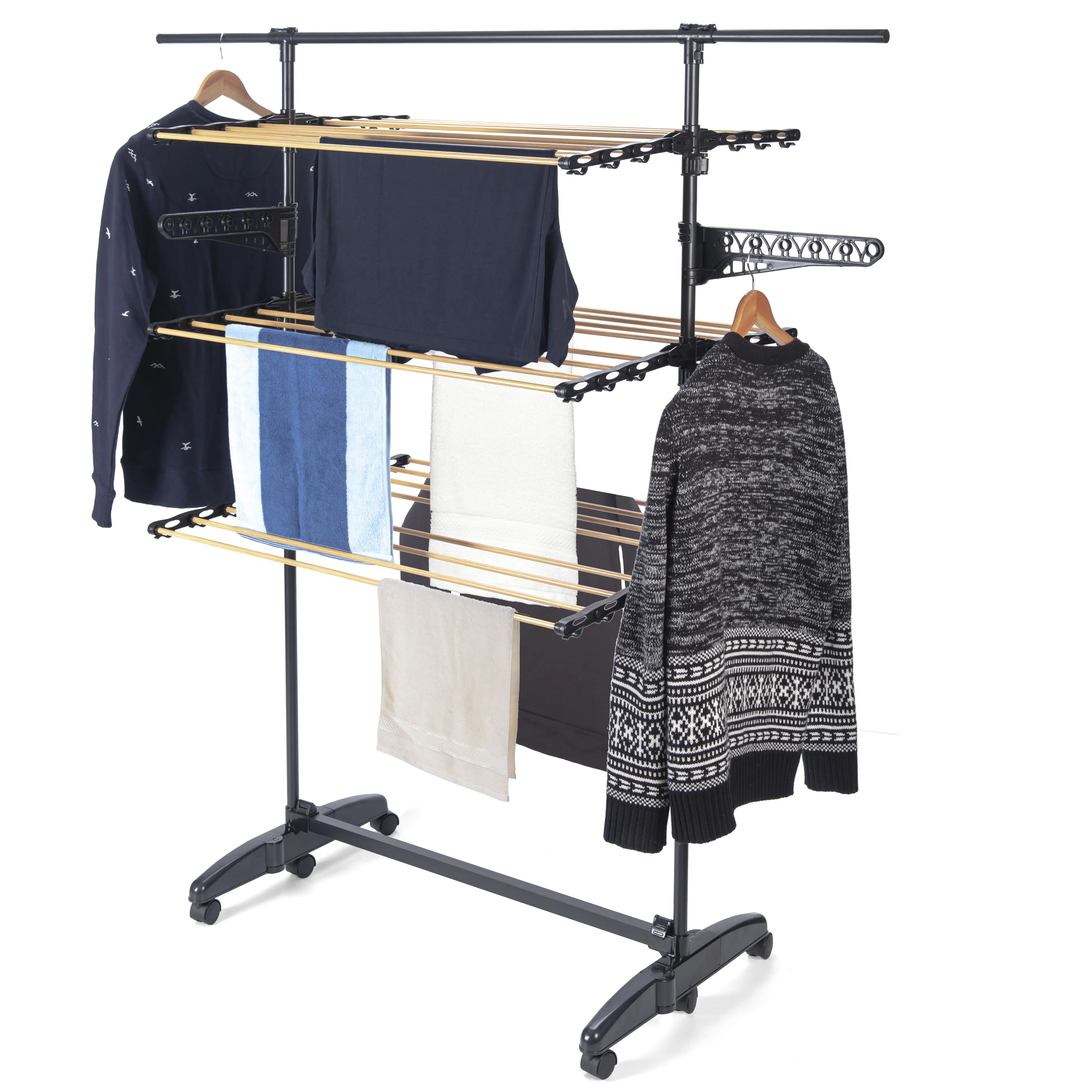 Multifunction Bedroom Indoor Outdoor Clothes Stand Hanger Drying Rack
