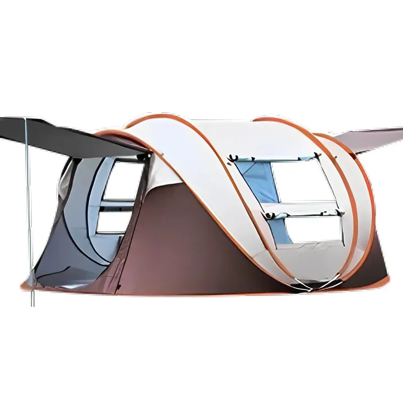 HongQiang Outdoor Camping Equipment Tents Quick Open Travel Camper Beach Fishing Wigwam With 2 Doors HQCM0014