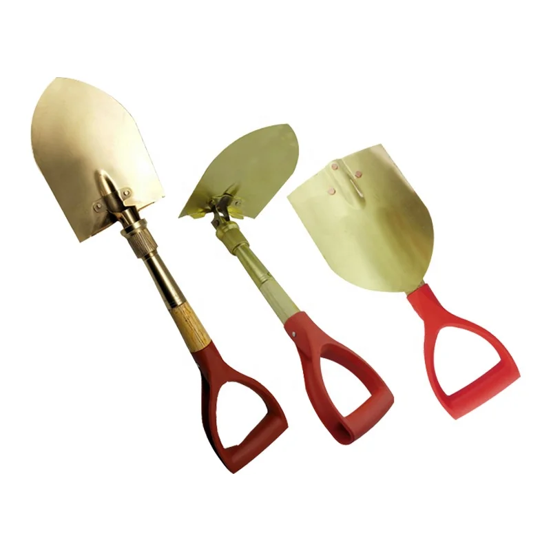 Multi-functional aluminum bronze foldable Mini Grain Shovel Non Sparking Tools