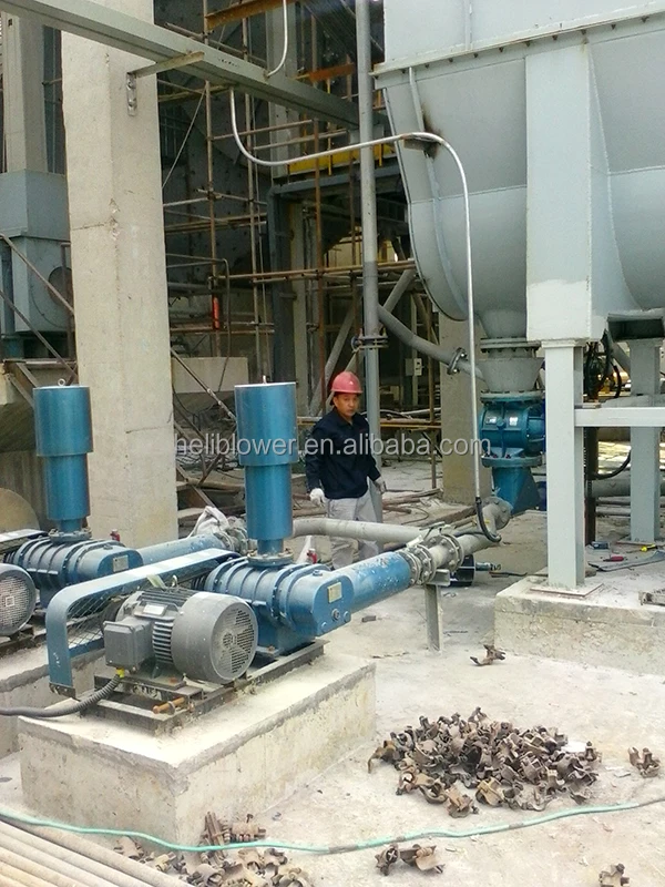Lake aeration system root blower compressors for wastewater treatment