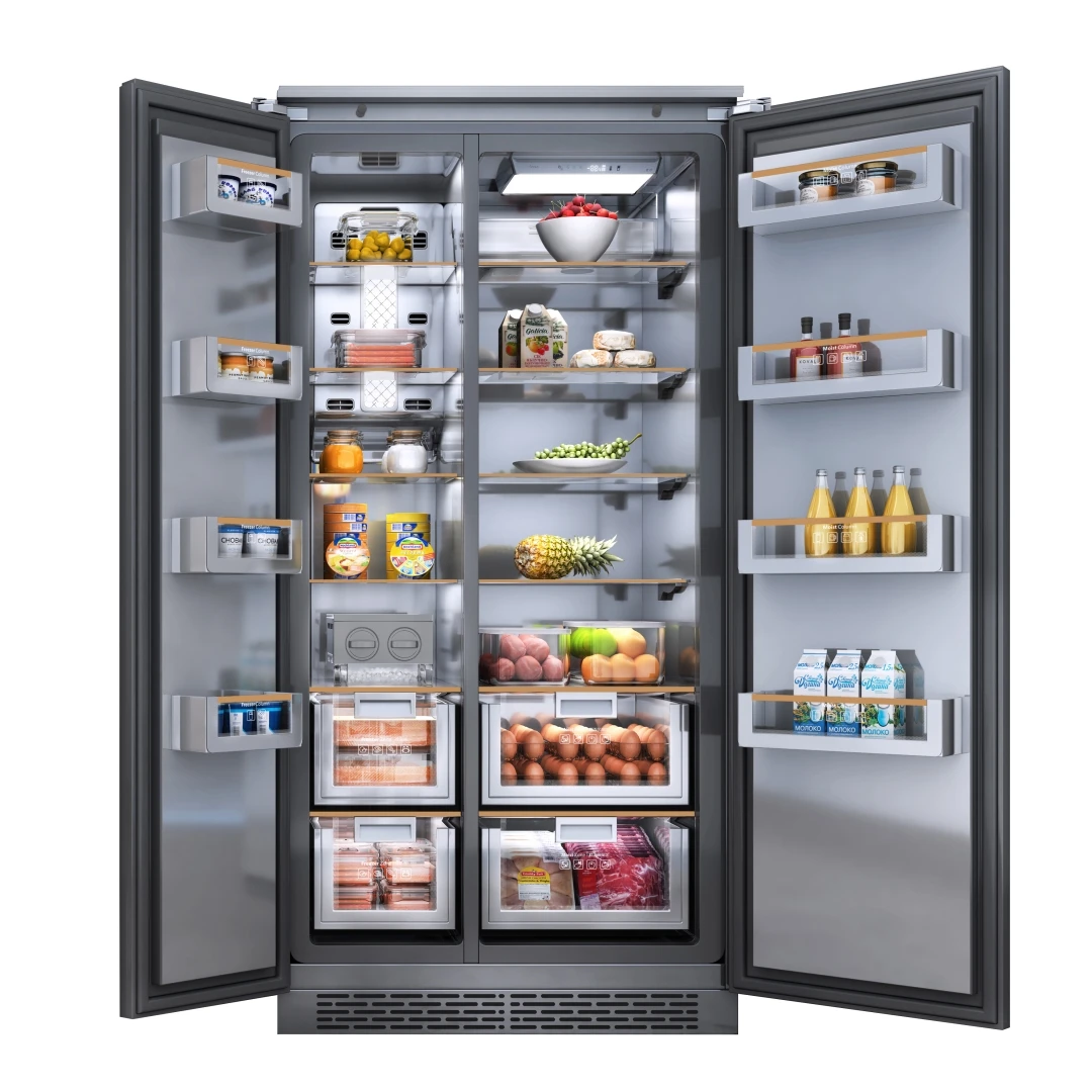 Artaus RK188 455L Home Refrigerator No Frost A+ A++ Bottom Freezer Double Door Fridge With built in design