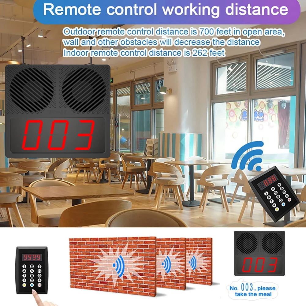 Clinic Hospital Management System Restaurant Wireless call number Bank queuing system queue number system