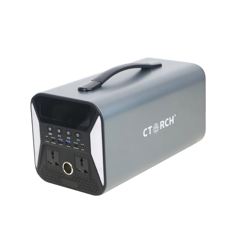 Ctorch FlashFish Mobile Charging Generator Backup Battery 1000W Portable Solar Powered Generator Supply