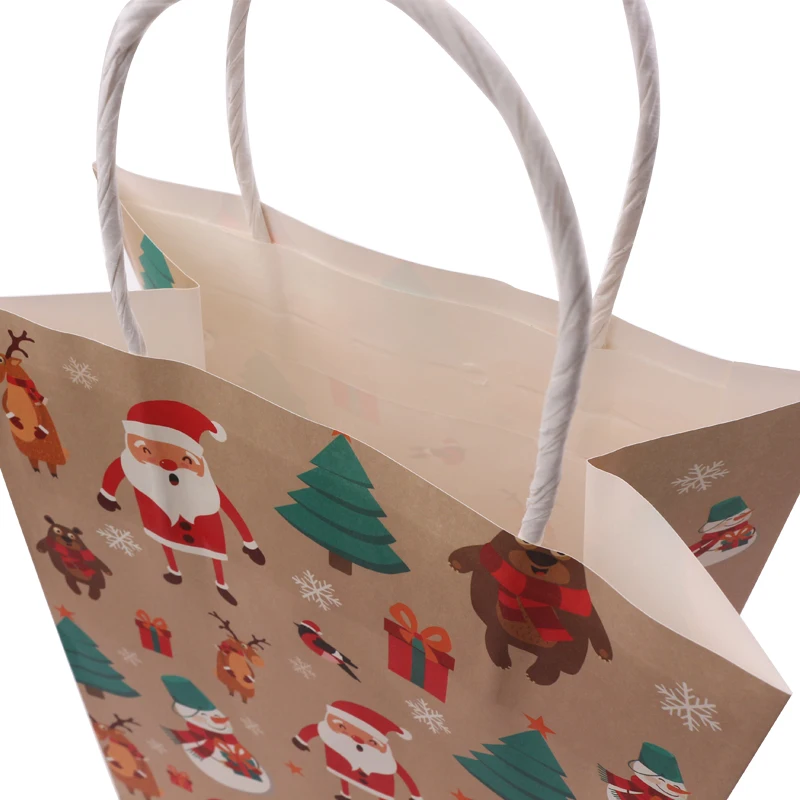 Personalized Wholesale Kraft Khaki Greaseproof Grade Takeaway Food Custom Bottom Paper Packaging Bag