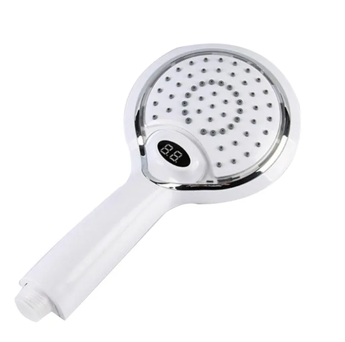 round overhead shower with temperature control