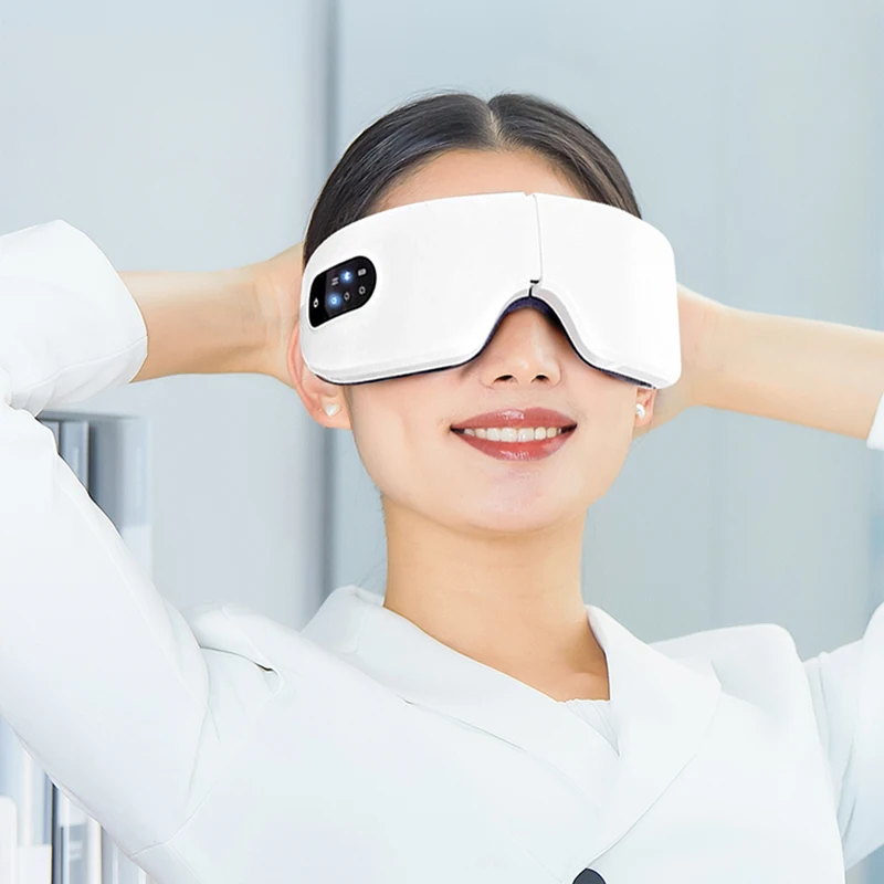 New Air Pressure  Eye Massager Beauty and Music Eye Relax Vibration Massager with heated
