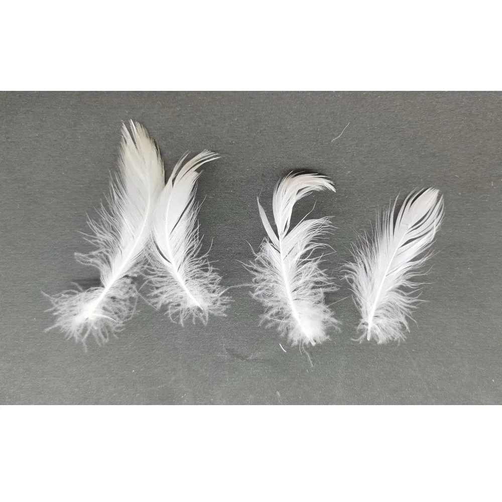 Sell Duck Feather 4-6cm Natural Wild Duck Hair Washed White Duck Feather for Filling