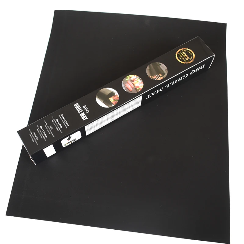 0.2mm Thickness Reusable FireProof Food Grade BBQ Mat Grill Mat