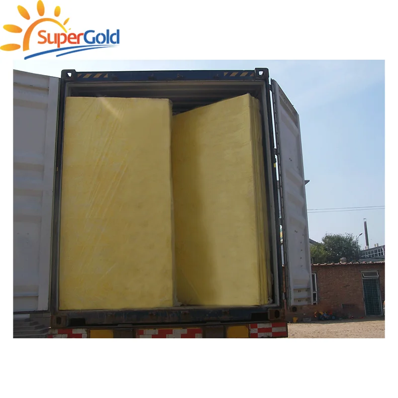factory directly sale Construction Materials 48kg/m3 fireproof glasswool board With Aluminum Foil
