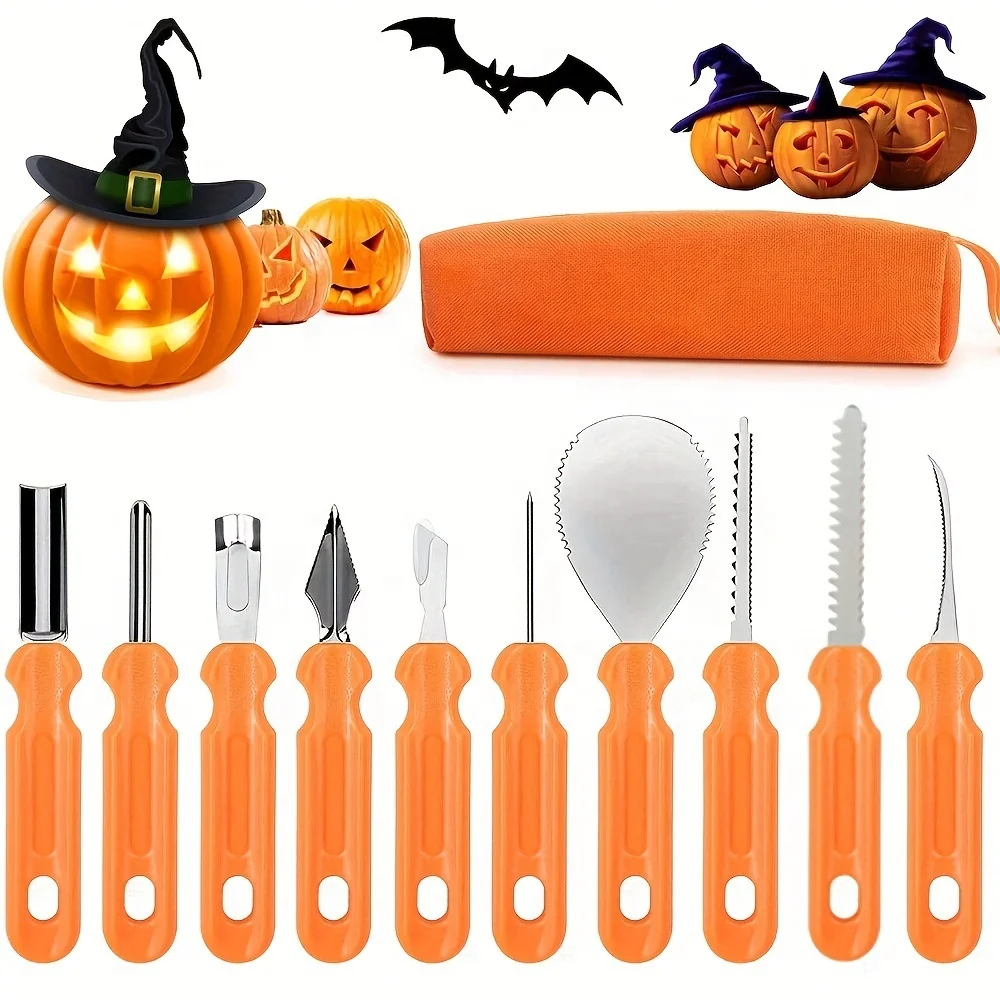 Halloween pumpkin carving knife set pumpkin lamp DIY carving tools clay tools cut pumpkin hand tools