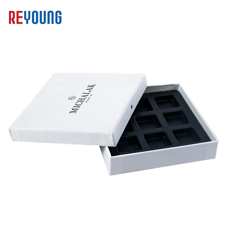 Роскошные коробки для хранения шоколада с вставками от производителя