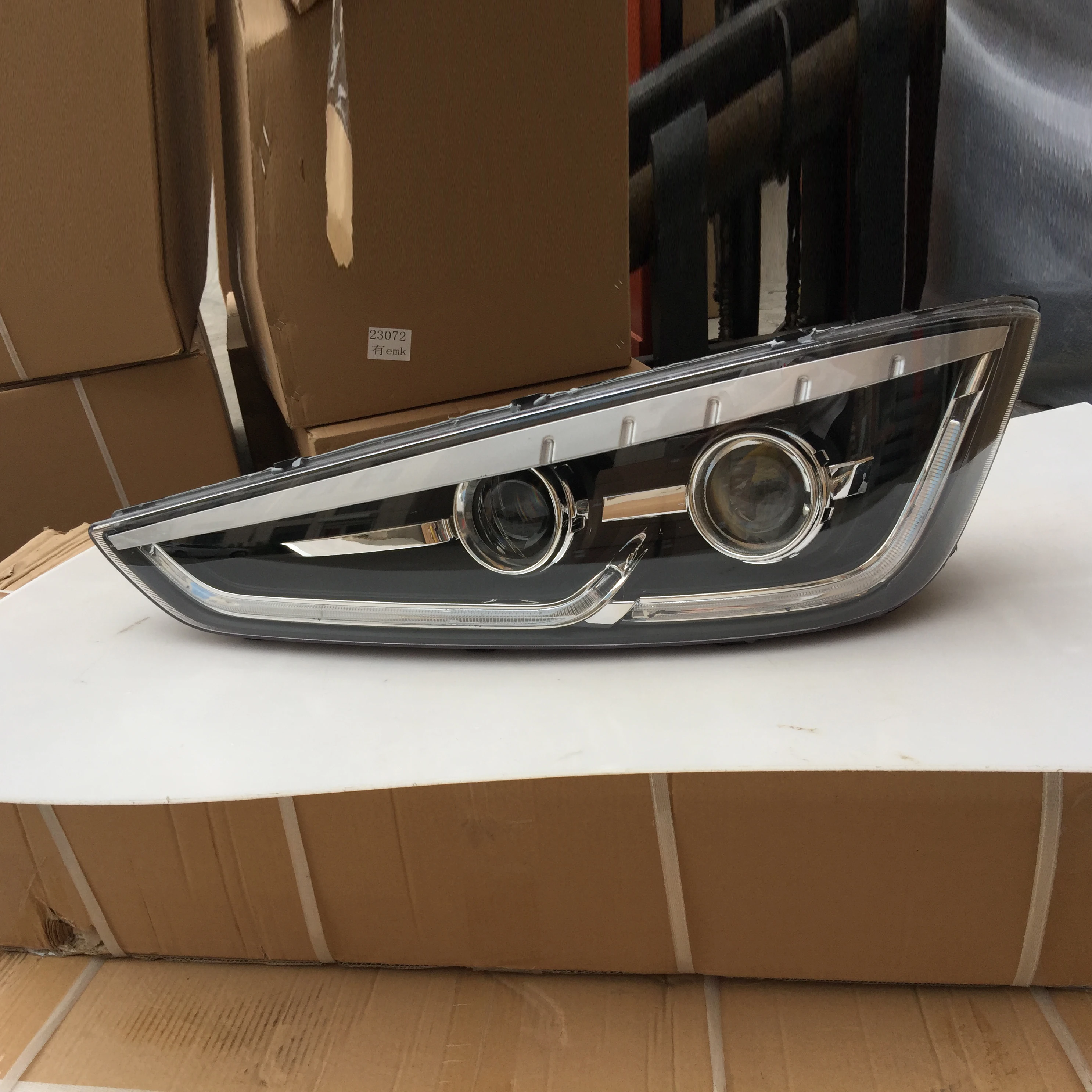 Фара аналогичная с IRIZAR, 18 ламп, светодиодная фара, запчасти для автобуса, автомобильная система освещения, HC-B-1589-1