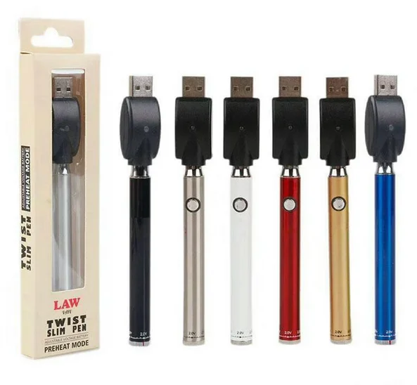 Hot selling 1100mah preheat CBD cartridge battery Vape Pen box mod Blister Variable Voltage Preheat Battery