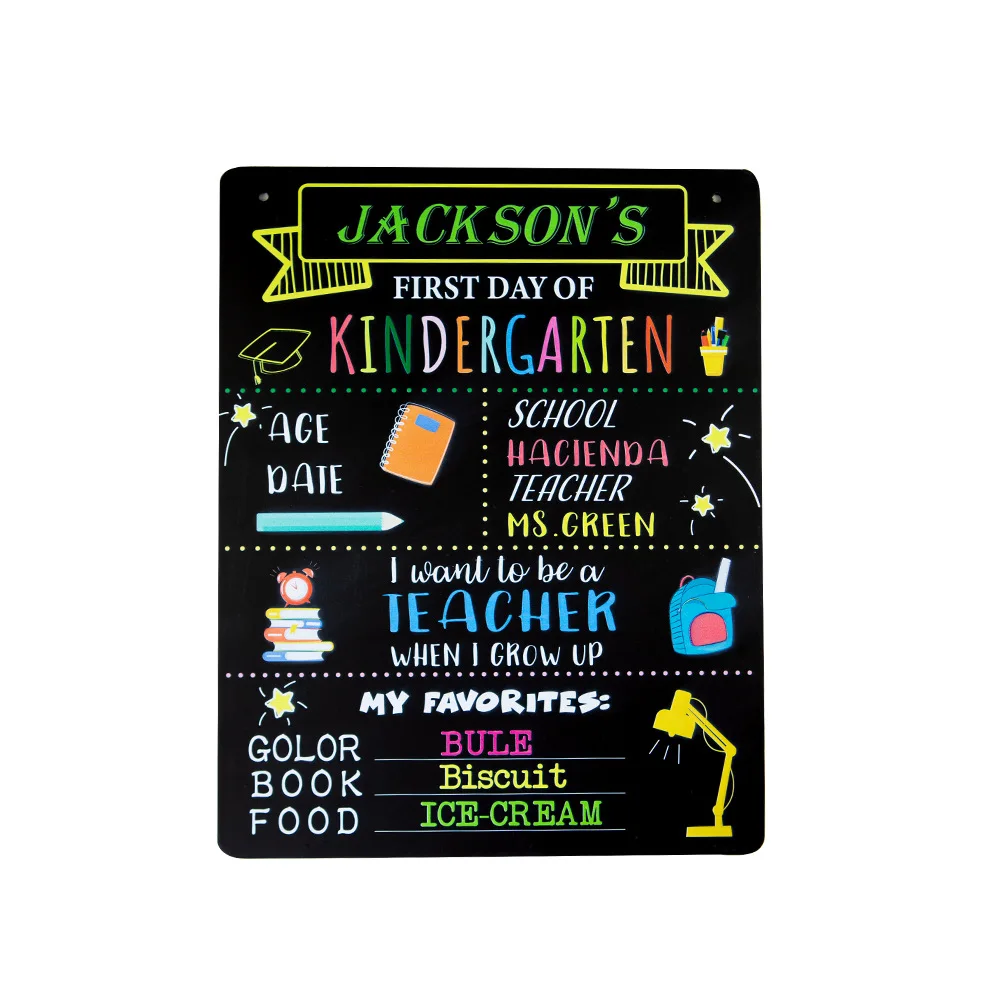 School Office Supplies Magnetic Wet/Dry-Erase Blackboard Refrigerator Chalkboard Custom Double Sided To-Do Lists Board