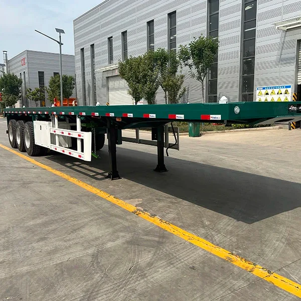 Vehicle Master Chinese New 3  Axles 60 Tons 80 Ton Flatbed Trailer Flat bed semi trailer For sale
