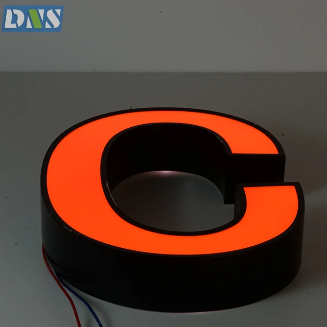 channel letters sings front signs display store sign board outdoor advertising led light letter