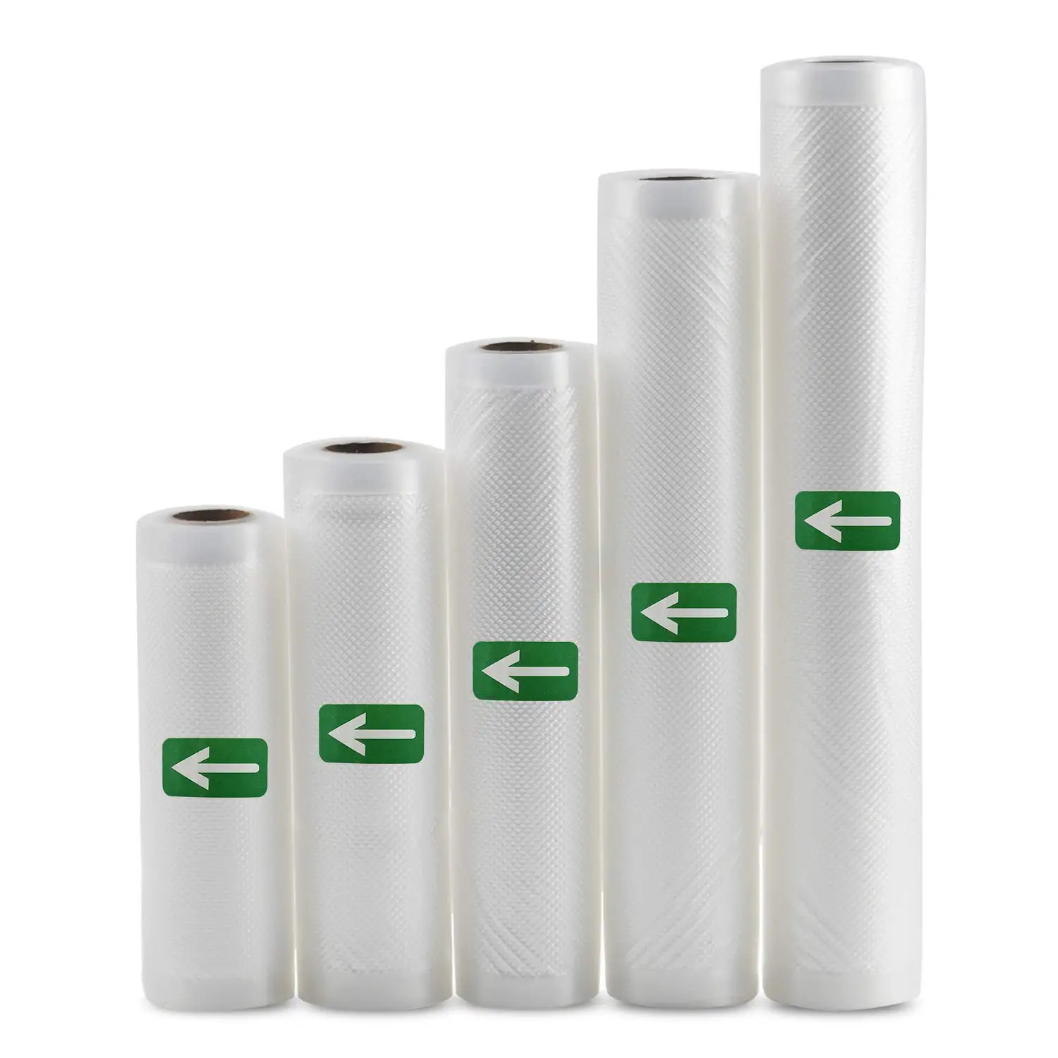 
Food Grade Vacuum Sealer Machine Bags and Rolls Food Vacuum Rolling Up Bag Heat Seal Bag for Keep Food Fresh Longer 