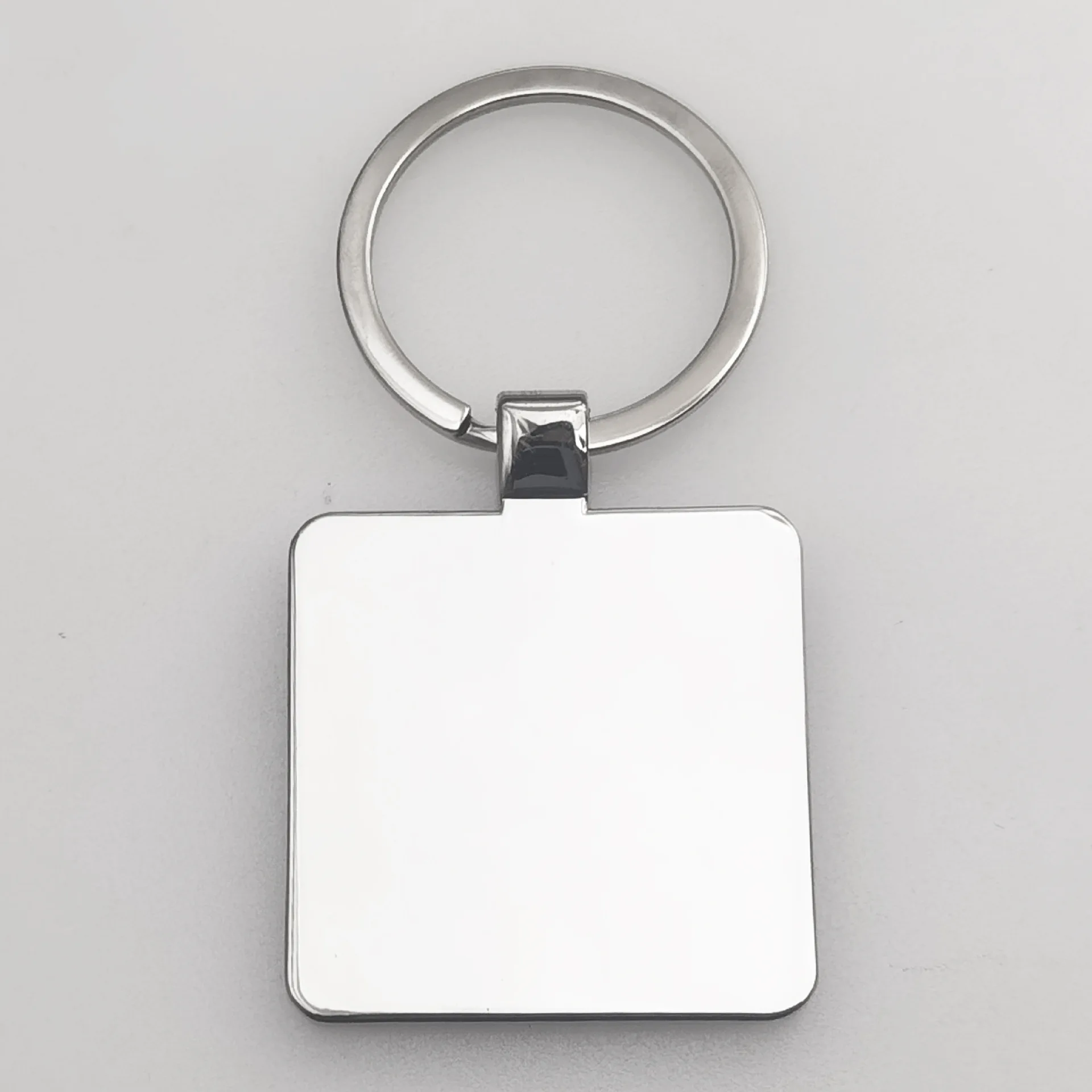 Wholesale business Gift Customization Handmade Engraved Custom Double Sided Word Blank Matle Stainless Steel Keychain