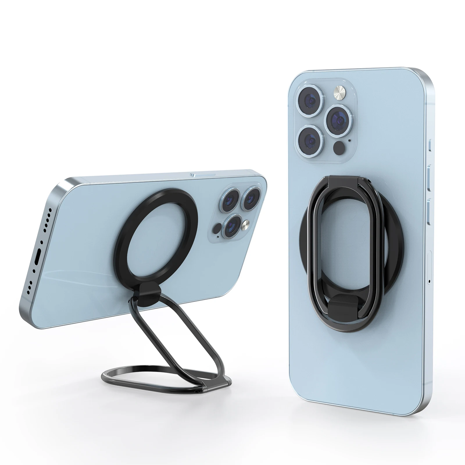 For MagSafe Phone Stand Phone Grip Compatible with iPhone 12 13 14  Removable Magnetic Finger Phone Ring Grip Holder