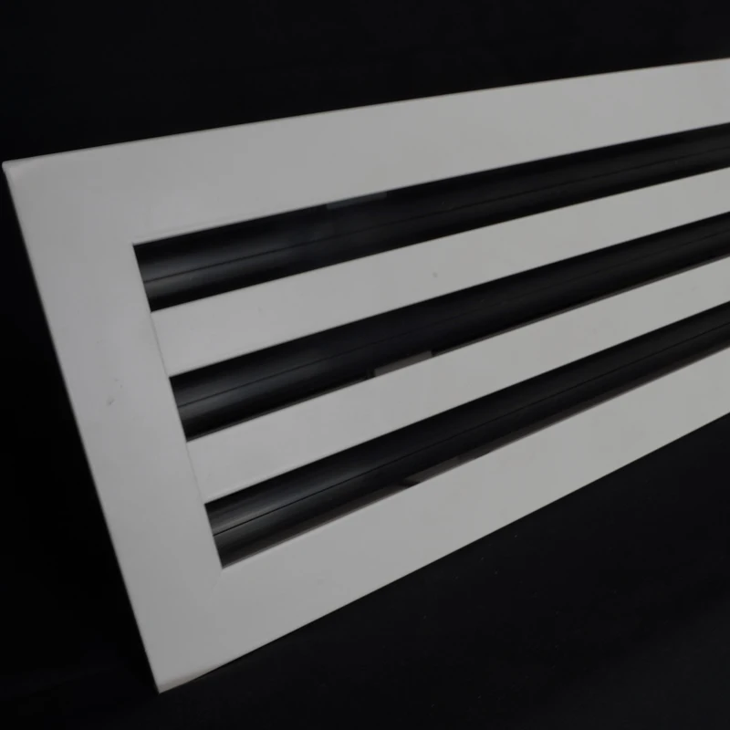 HVAC ventilation duct air conditioning system metal air vent cover grille ceiling linear slot diffuser