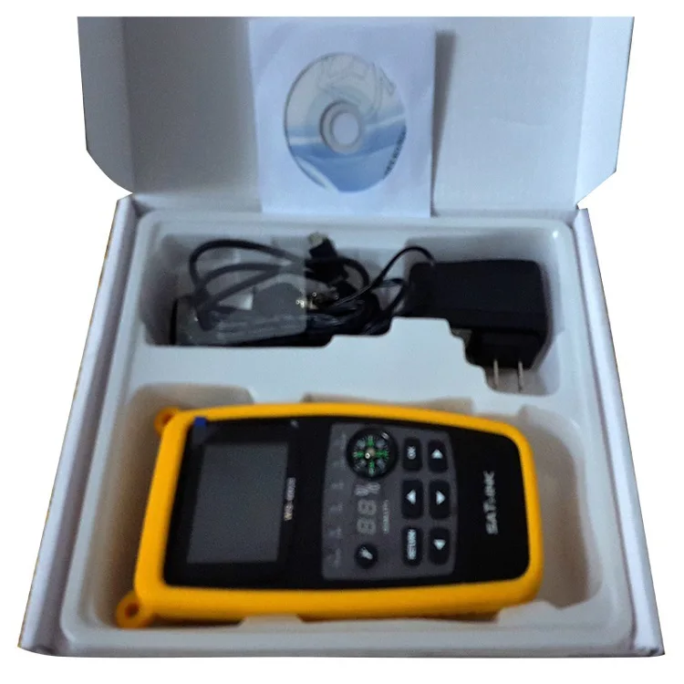 Натуральная спутниковый Finder метр WS-6933 DVB-S2 цифровой приемник видоискатель с компасом и