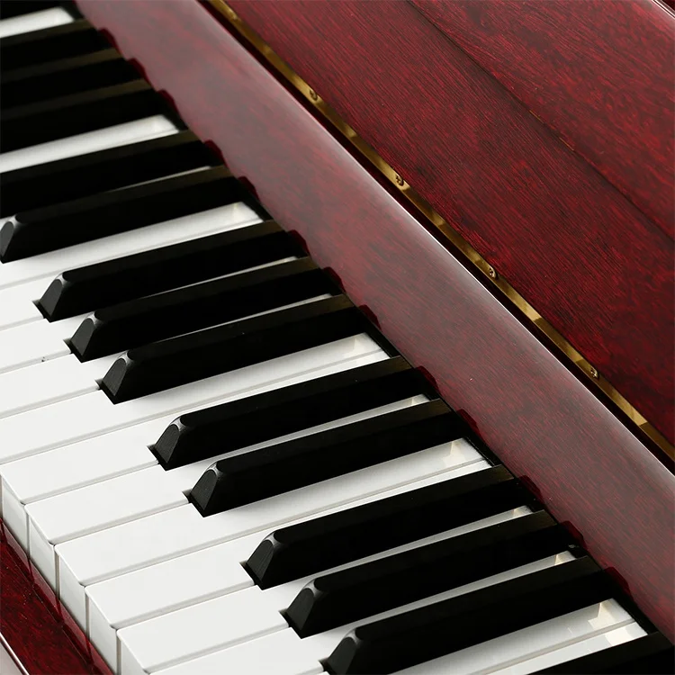 Middleford Mahogany Polish Mini Wooden Upright Piano for Sale 110