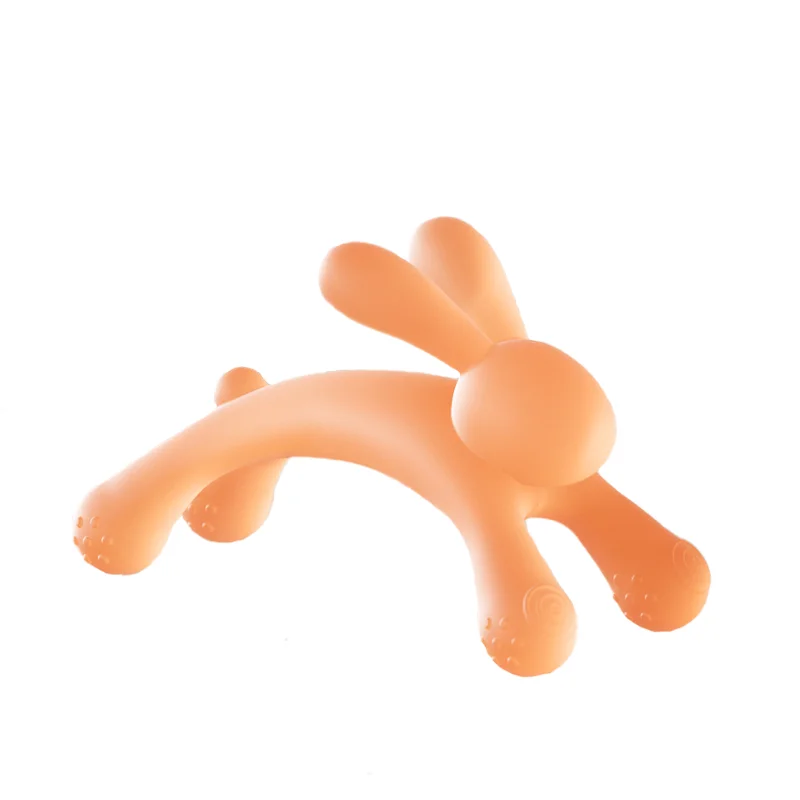 Wholesale Safe Silicone Cat-Shaped Teether Anti-Bacterial & BPA-Free for Infants & Toddlers-Ideal Baby Teething Toy