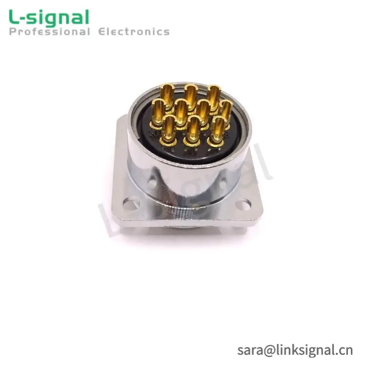 25mm GX25 Connector Circular Flange Type 2 3 4 5 6 7 8 9 10 12 PIN for Sale