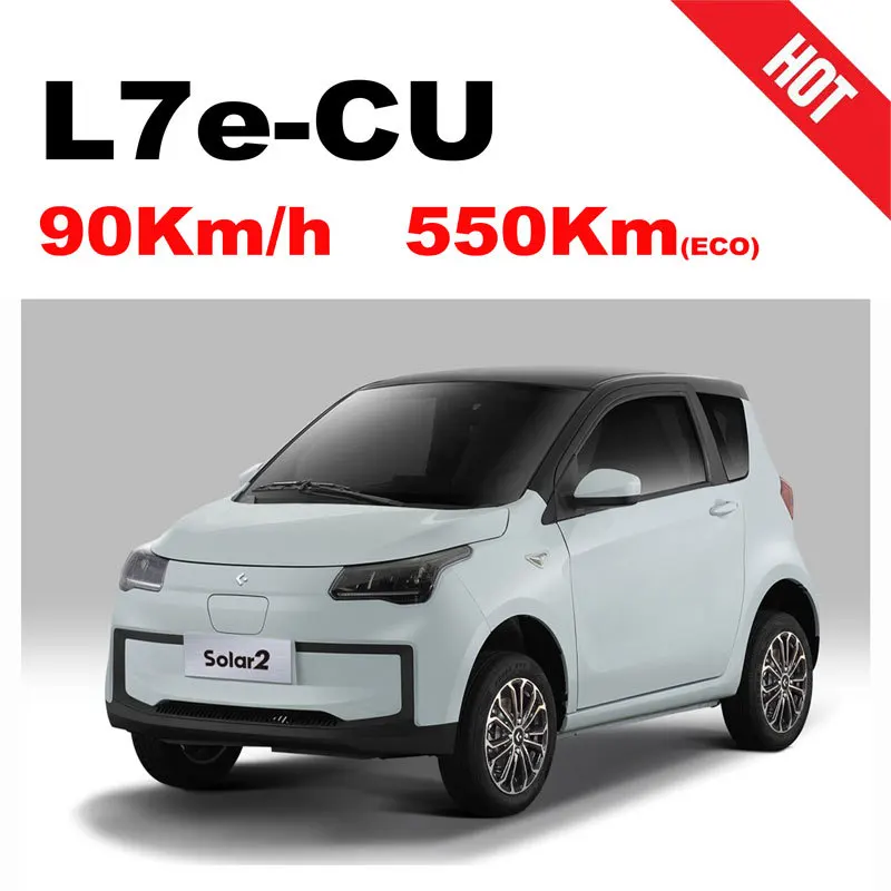 Eu Certification Auto Solar Charging Car Cheapest Solar One for Adults Low Speed Car Vehicle for Sale